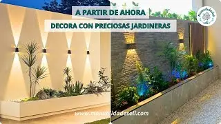 &iexcl;Las Ideas M&aacute;s Geniales Para Decorar Con Jardineras De Exterior!