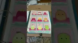 New squish card binder!! (Fast look of the binder) #shorts #squishmallows #viral