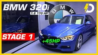 BMW 3 Serie 320i 1.6 170 HP Stage 1 işlemi + Reaksiyon Demirkıran Ecu Chip Tuning
