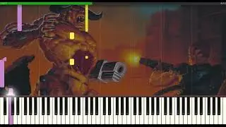 Doom II Map 30 Opening To Hell (Synthesia)