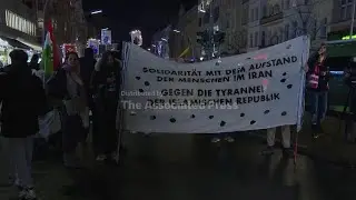 Protest held in Berlin in soldarity with people of Iran