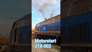 #Motorstart #br218 002 #bahn #train #trainspotting #railroad #rail #diesellok #diesellocomotive