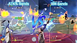 Ganyu Burn Melt ATK vs EM Sands, Which is Better? | Setekh Wenut Genshin Impact Spiral Abyss 3.5