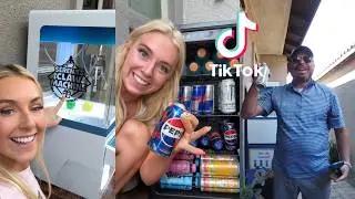 Giving 1,000+ Drinks, Snacks & Prizes to My Mailmen Using a Mini Fridge & Claw Machine