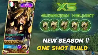 MASHA USERS TRY THIS 6X GUARDIAN HELMET BUILD TO ONE SHOT YOUR ENEMY| MASHA NEW BUFF | ONE SHOT BUG