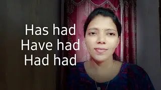 Has had, Have had, Had had - usage |SPOKEN ENGLISH THROUGH TAMIL |ANITHA