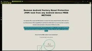Bypass FRP on Samsung Devices Without TalkBack  2024 Method