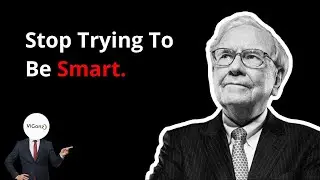 Warren Buffett's single rule for avoiding stupidity.