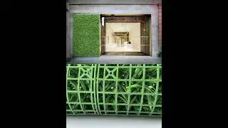 DIY Faux Living Plant Wall #verticalgarden #greenwall #walldecor