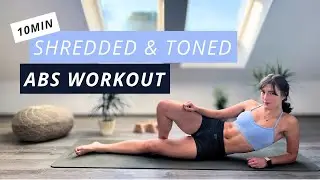 10min Toned & Shredded Abs Workout