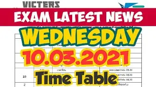 tomorrow victers timetable | victers timetable tomorrow |victers channel
