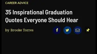 35 inspirational graduation quotes everyone should hear Continued