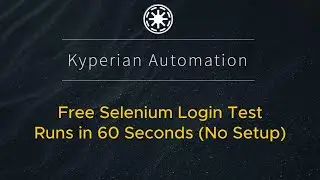 Free Selenium Login Test &ndash; Runs in 60 Seconds (No Setup)