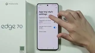 Motorola Edge 70: как отключить рекомендуемые приложения в списке приложений на панели приложений
