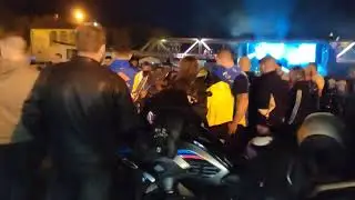 motor bike loud exhaust Iron Bridge Čuprija sep 2023