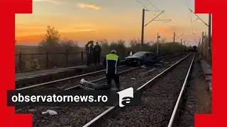 Un tânăr şi-a condus soţia însărcinată spre moarte, după ce a forţat trecerea de cale ferată