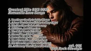 Greatest Hits Romantic Love Songs 💖 Love Songs 80's 90's - Soft Rock Ballads - Playlist Vol. 001