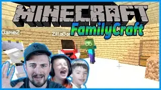 Gaming With Dad: FamilyCraft: Building a Home (ep.3)