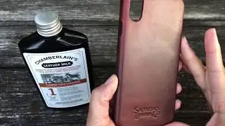 How to CLEAN iPhone X, Xs Max and Xr Boot Leather Case- Saddleback Leather