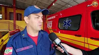 Sargento Alisson - Incêndios em Palmitos - momento CDL