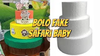 Bolo fake Safari Baby