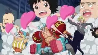 One piece: Strohh&uuml;te werden vertauscht auf Japanisch, deutscher Untertitel (Folge 586)