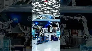 Mind-bending assembly of a B-21 Raider class stealth #defense #aviation #engineering #shorts #fyp