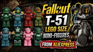 Fallout t-51 power armor Lego MOC mini figures