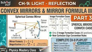 Light &ndash; Reflection & Refraction | Spherical Mirror Image Formation | Class 10#reflection#ncert #cbse