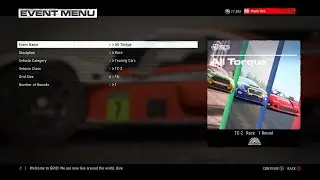 GRID (2019) - All Event Menu & All Tracks & Route - All Vehicle Category & Class Discipline & Laps