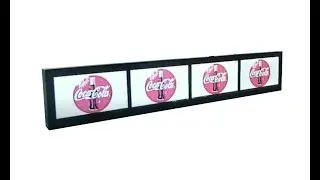 Shelf-edge Video Strips for In store application