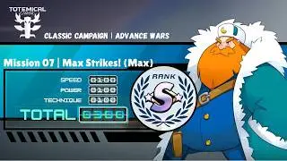 Advance Wars 1+2: Reboot Camp - AW1 Campaign - Mission 7: Max Strikes! (Max, Rank S, Score: 300)