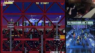 Elevator Action Returns (Arcade 1995) 1CC Playthrough (No Death, Edie, Normal)