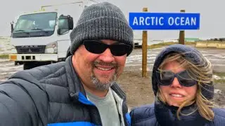 We drove to the ARCTIC OCEAN in CANADA