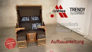 deVries Strandkorb Madura XXL Montage- Aufbauanleitung