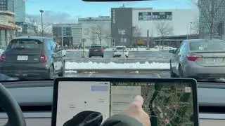 Tesla preconditioning to charge @ Not Supercharger