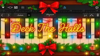 🎄 Deck The Halls - Easy Piano Tutorial (GarageBand iPhone)