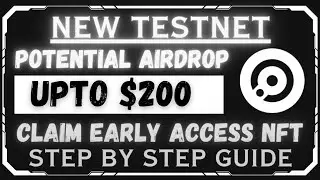 [NEW] Airdrop | Incentivised Testnet | $200 | Early Access NFT | Step by Step guide #airdrop2023
