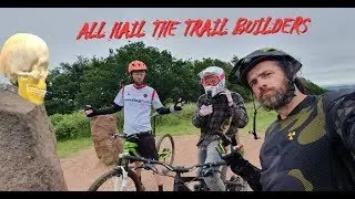 All hail the trail builders. New trails at clent hills on the 2019 Trek remedy 8