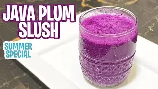 Jamun Slush Recipe | java Plum Slushy | Sawan Special