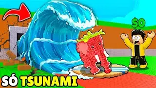 SOBREVIVA A TSUNAMI NESSE ROUBE UM BRAINROT - DESAFIO 0 A 1 TRILH&Atilde;O