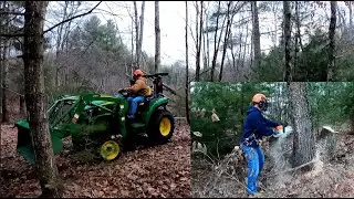 John Deere 2032R: Micro Forestry Work