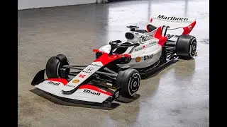 Half-Scale McLaren Formula One Car Display Model: Walk Around