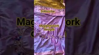 #maggam work designs#shorts#simple #designbyshikha #designbyshikha