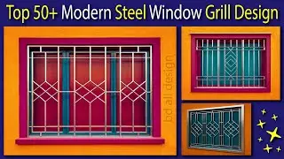 Top 50+ Modern steel window grill designs | latest window grill design 2025