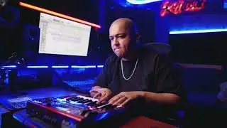 4TheRecord Ep# 20  iamkritical in the studio working on Something Real Beat Breakdown