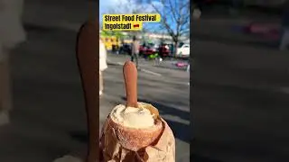 K&uuml;lahta tavuk 🐓 🍦 ve Trdelnik Tatlısı / Street Food Festival Ingolstadt 🇩🇪