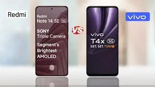 Redmi Note 14 SE 5G vs Vivo T4X 5G || Full Comparison || Price | Camera Test | Specification