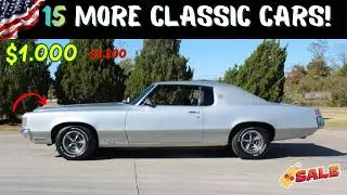 15 Uncommon Classic Cars $1,300&ndash;$8,500!