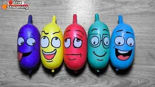 Balloons Slime Making Slime With Funny Balloons - Satisfying Slime Video